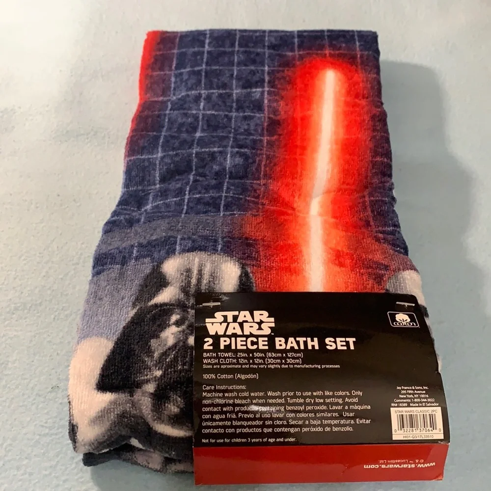 STAR WARS 2 Piece Bath Set
